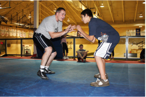 Wrestling provides entry to martial arts