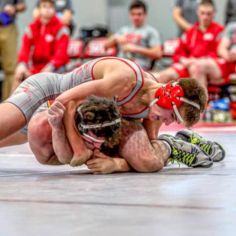 Wrestlers on the matt