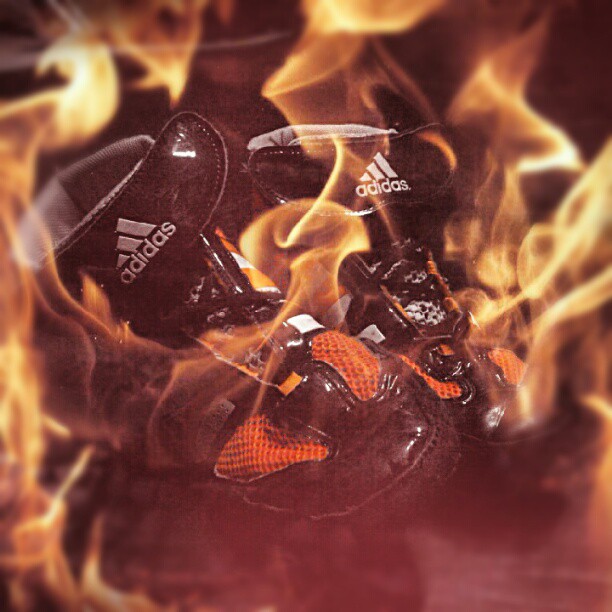 Flames Wrestling Shoes 
